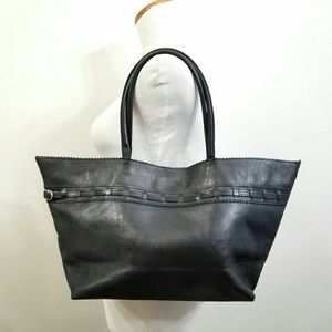 SHIH supple real leather tote bag